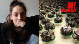 J'ai codé des mini-robots qui attaquent une cible -  ici Amy Plant by Fouloscopie